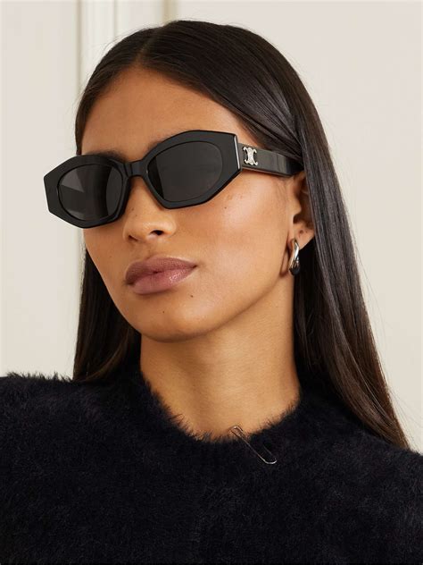 celine 55mm square cat eye sunglasses|Celine cat eye sunglasses sale.